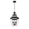 Z-Lite Westover 3 Light Outdoor Chain Mount Ceiling Fixture, Black & Clear Beveled 580CHB-BK - alternate 2